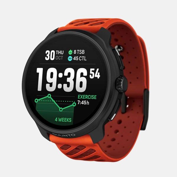 Suunto Race 2 Coral Orange – GPS Watch for Runners & Athletes - Viền Thép