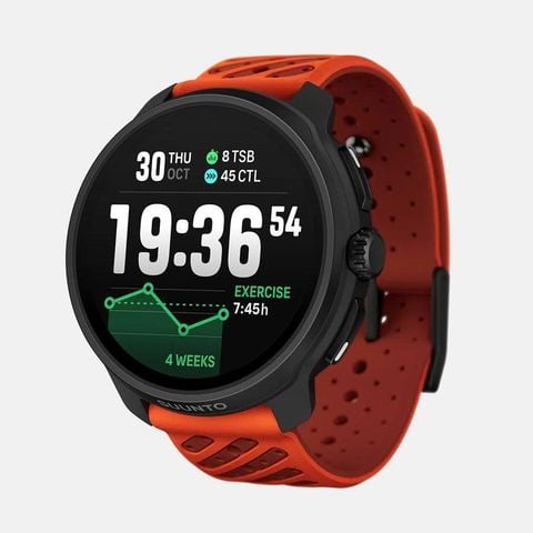 Suunto Race 2 Coral Orange – GPS Watch for Runners & Athletes - Viền Thép