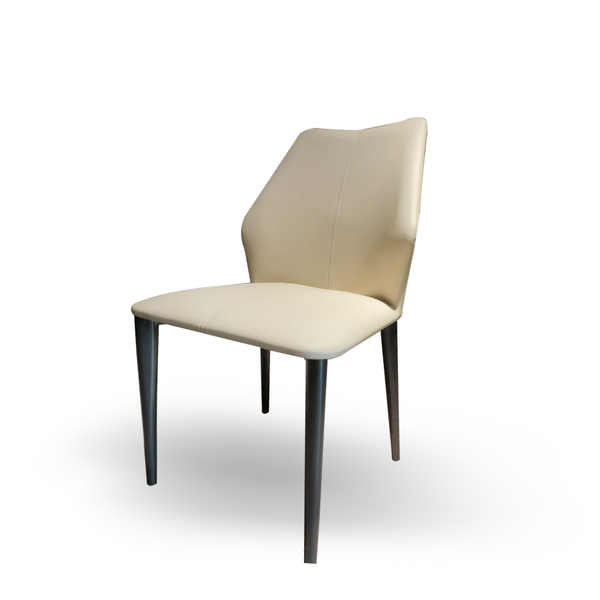  Ghế ăn, da CN màu kaki, chân kim loại, 46*60*84(45)cm 