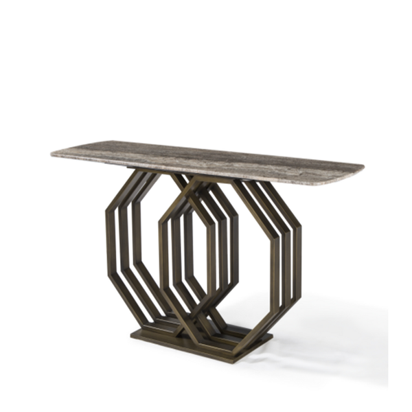  Bàn Console, đá Travertine marble, 1500*450*760mm 