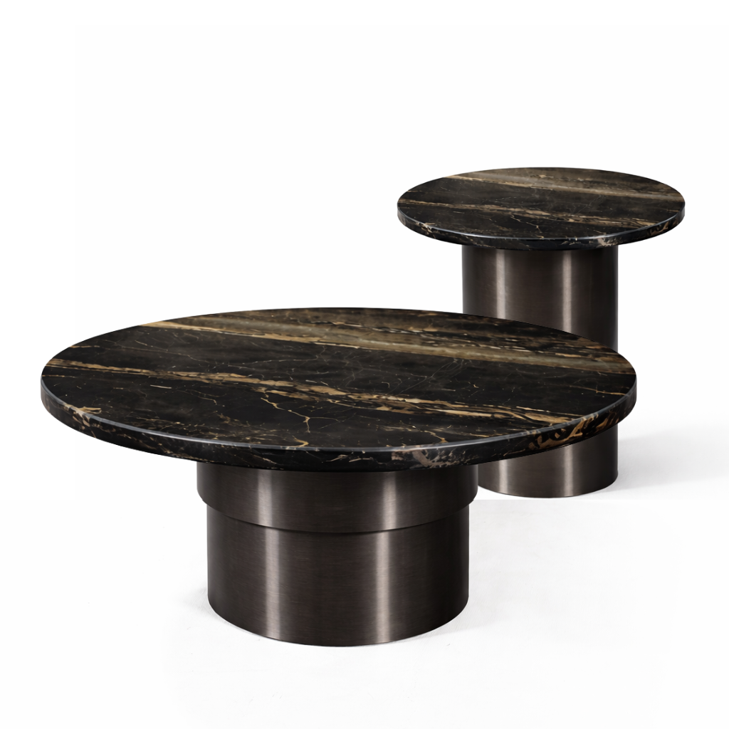  Bàn salon tròn, đá Sliver dragon marble, φ1100*380mm 