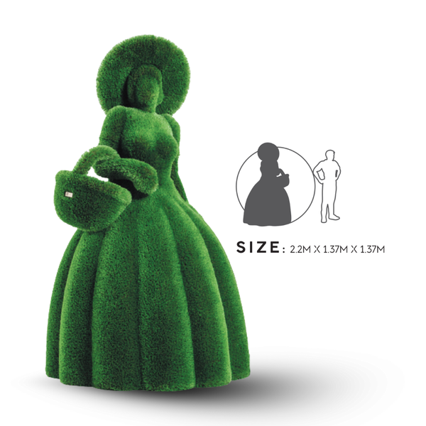  Mô hình TT, phụ nữ cầm giỏ (T3- 1010) 2,2h*1,3d*1,3w m 