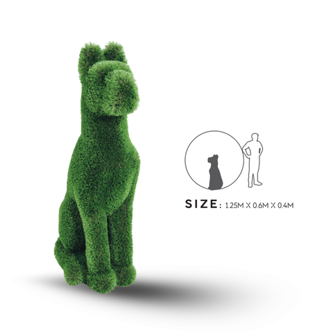  Mô hình TT, con Chó con, 1,25h*0,6d*0,4w m 