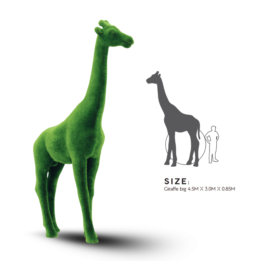  Mô hình TT, hình con hươu cao cổ (T3- 1015), 4,5h*3,0d*0,85w m 