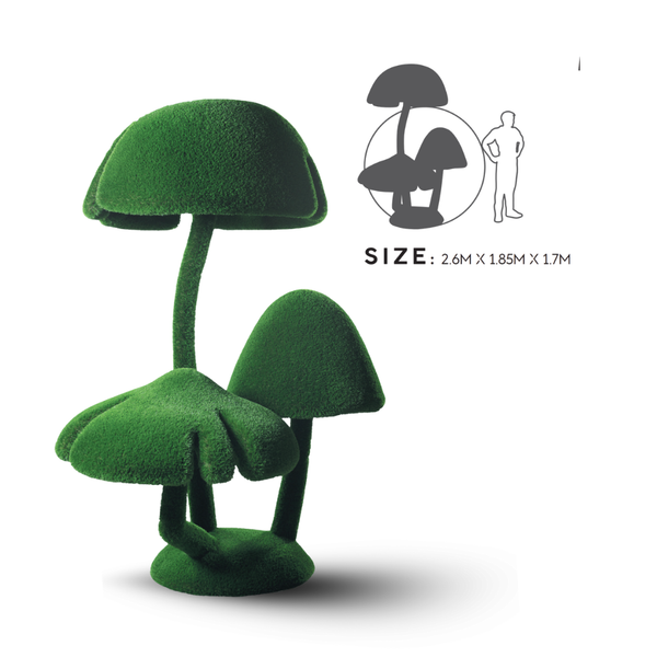  Mô hình TT, hình Nấm mật ong cỡ vừa (T3-1137), 2,6h*1,85d*1,7w m 