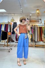 Quần baggy linen tưng premium Cói Design