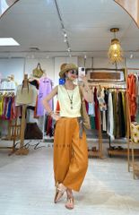 Quần baggy linen tưng premium Cói Design