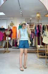 Áo nút bọc màu Vườn Hoa Trong Túi tưng premium Cói Design