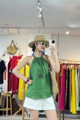 Áo yếm linen tưng premium Cói Design