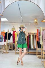 Áo yếm linen tưng premium Cói Design