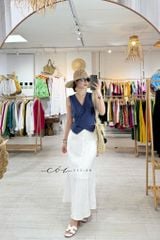 Chân váy 8 mảnh đuôi cá linen tưng premium Cói Design