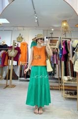 Áo nút bọc màu Vườn Hoa Trong Túi tưng premium Cói Design