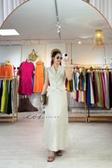 Chân váy 7 mảnh linen tưng premium Cói Design