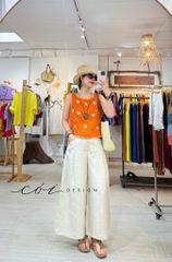 Áo thêu Mộc Vy linen tưng premium Cói Design