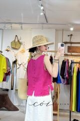Áo thêu Mộc Vy linen tưng premium Cói Design