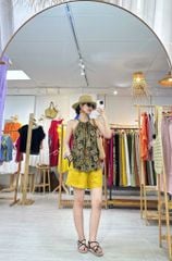 Áo yếm linen tưng premium Cói Design