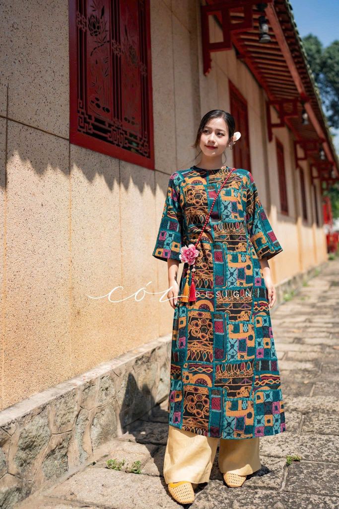 Áo dài Sắc Đồ Hoạ Cói Design