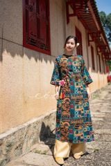 Áo dài Sắc Đồ Hoạ Cói Design