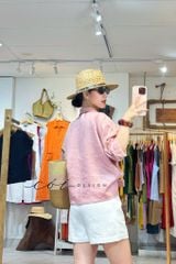 Áo sơ mi thắt nơ linen tưng premium Cói Design