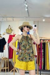 Áo yếm linen tưng premium Cói Design