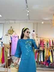 Áo dài Lam Thảo Cói Design