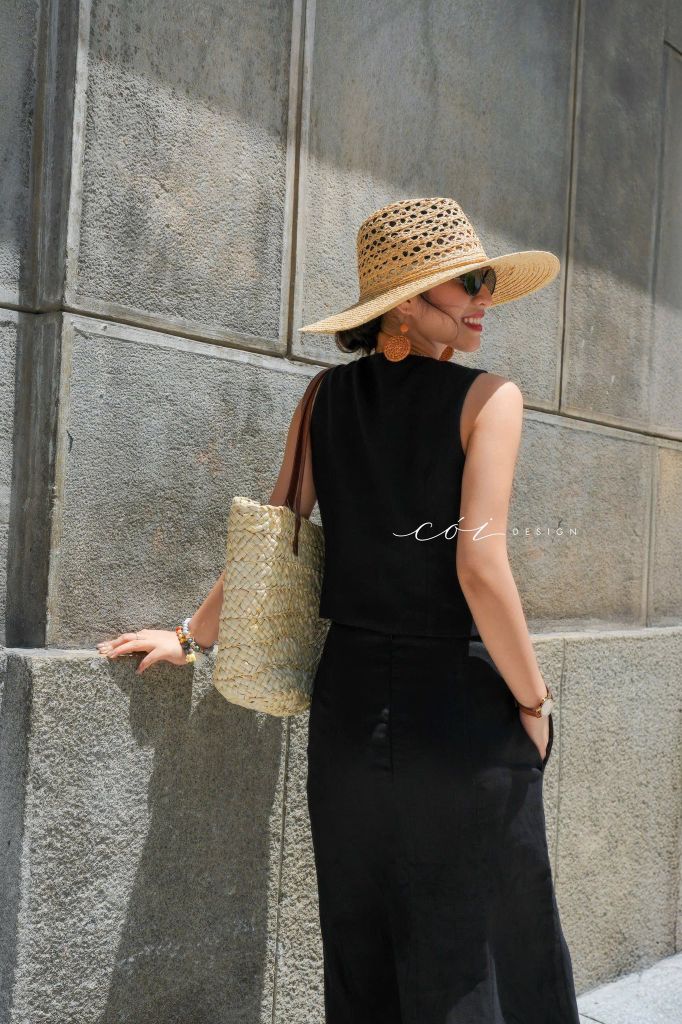 Chân váy 8 mảnh đuôi cá linen tưng premium Cói Design