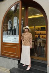 Áo sơ mi lệch vạt linen Cói Design