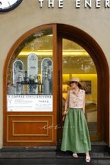 Chân váy suông lưng thun linen tưng Cói Design