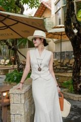 Chân váy 8 mảnh đuôi cá linen tưng premium Cói Design