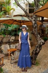 Chân váy 8 mảnh đuôi cá linen tưng premium Cói Design