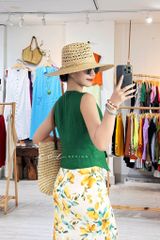 Chân váy đuôi cá xẻ tà Cói Design