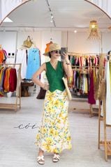 Chân váy đuôi cá xẻ tà Cói Design