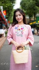Áo dài Thiên Hương Cói Design
