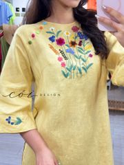 Áo dài Thiên Hương Cói Design