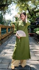 Áo dài Hoa Đồng Nội Cói Design