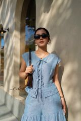 Quần váy linen tưng premium Cói Design