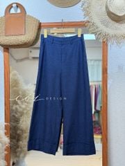 Quần suông linen lật lai Cói Design
