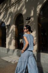 Quần váy linen tưng premium Cói Design