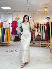 Chân váy 8 mảnh đuôi cá linen tưng premium Cói Design