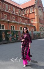 Áo dài Sắc Đồ Hoạ Cói Design