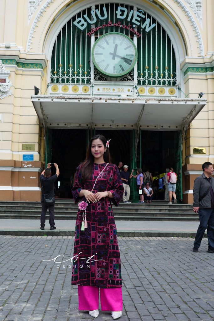 Áo dài Sắc Đồ Hoạ Cói Design