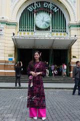 Áo dài Sắc Đồ Hoạ Cói Design