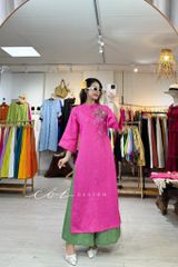 Áo dài Lam Thảo Cói Design