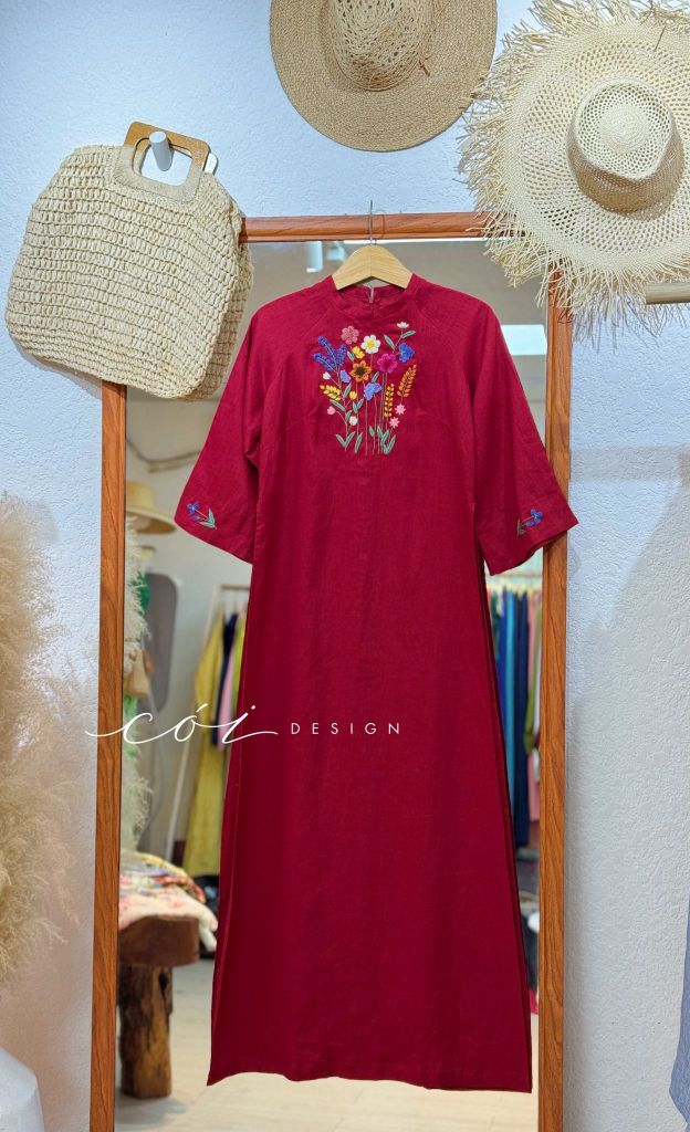 Áo dài Thiên Hương Cói Design