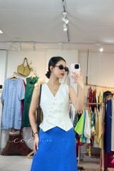Chân váy 7 mảnh linen tưng premium Cói Design