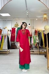 Áo dài Hoa Đồng Nội Cói Design