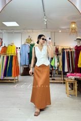 Chân váy 7 mảnh linen tưng premium Cói Design