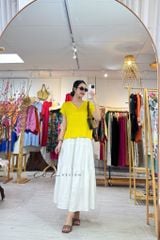 Áo xoắn lưng linen tưng premium Cói Design