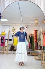 Áo thêu tay Vườn Hoa Nhỏ Cói Design