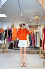 Áo lòng đèn thêu hoa Cói Design